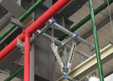 东乌珠穆沁该抗震支架的整体式支吊架结构协调性好